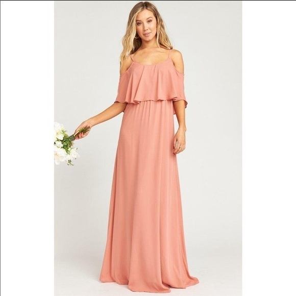 Show Me Your Mumu Caitlin Ruffle Maxi Dress Rustic - Picture 2 of 5